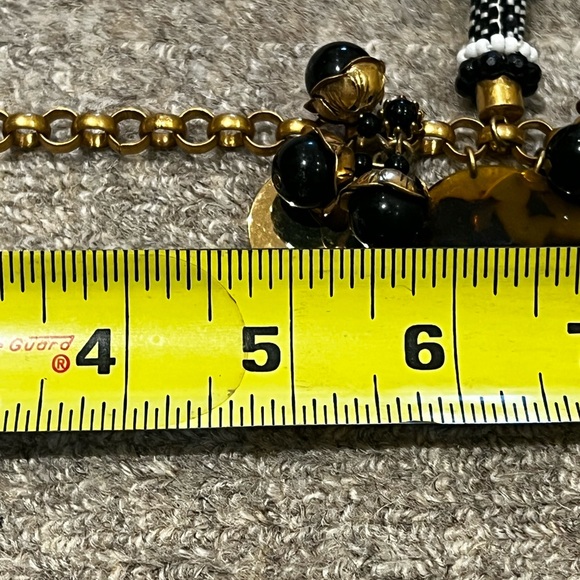 JCREW brushed gold necklace with tassels - Picture 4 of 9